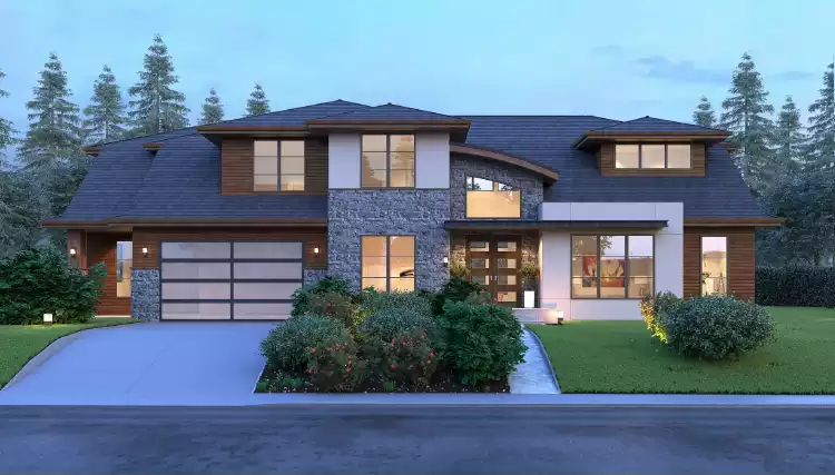 image of contemporary house plan 2657